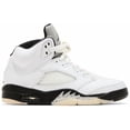 thumbnail image 1 of Ni - ke Size 13 - Air Jordan 5 Retro White Black, 1 of 5