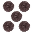 thumbnail image 1 of Uxcell 8" Tissue Pom Poms Paper Flowers Ball Wedding Party Decoration, Brown 5 Pack, 1 of 6