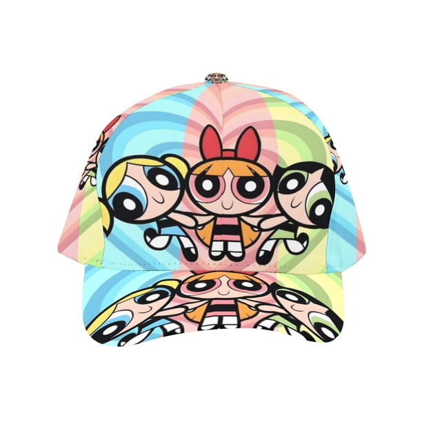 Las Chicas Superpoderosas Gorra de Béisbol para Hombres, Mujeres y Niños, Gorra Clásica de Visera Plana, Gorra Hip Hop Trucker, Snapback Ajustable