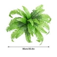 thumbnail image 2 of Kumdkd 3FT Artificial Persian Fern Plant - Realistic Fake Greenery for Indoor Outdoor Decor | UV Resistant Silk Foliage with Iron Pot, 2 of 8