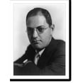 thumbnail image 2 of Historic Framed Print, [Ira Gershwin, head-and-shoulders portrait, facing left], 17-7/8" x 21-7/8", 2 of 9