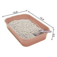 thumbnail image 6 of GreenJoy Kitty Litter Box Starter Kit - Without Lid Cat Litter Pan, Mat, Scoop and Bowl for Kitten, 6 of 7