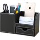 thumbnail image 2 of Organizador de escritorio elegante, almacenamiento de cuero PU con múltiples compartimentos, caja decorativa de alta calidad y respetuosa con el medio ambiente para la oficina, el hogar y la escuela, 2 of 8