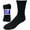 Black, variant on 3 Pair White Dia-Medic Crew Diabetic Socks Size 9-11 Non Binding Smooth Toe Seam