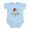 Sky Blue, variant on CafePress - 1St Birthday Airplane Infant Bodysuit - Baby Light Bodysuit, Size Newborn - 24 Months
