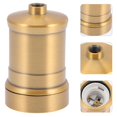 thumbnail image 2 of E27 Thread Lamp Holder Light Bulb Base Ceiling Mounted Light Bulb Socket, 2 of 3