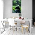 thumbnail image 5 of Mudket Framed Canvas Wall Art, White Orchid Candles Zen Stones Wall Decor, Elegant Calming Spa Floral Waterproof Art Prints for Bathroom Bedroom Living Room Home Decor - 12"L x 8"W, 5 of 9