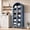 Blue, variant on Lumiparty Arched Kitchen Pantry Cabinet, 5-Tier Storage Cabinet for Kitchen Dining Room, Black