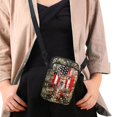 thumbnail image 4 of HELLHERO American Flag Deer Design with Adjustable Strap Women Shoulder Bag Lightweight for Daily Commute or Casual Outings, 4 of 7