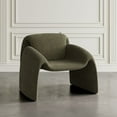 thumbnail image 2 of Jofran Dolce Mid-Century Modern Bent Angle Upholstered Accent Chair, 2 of 9