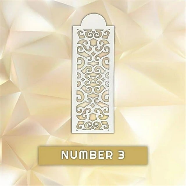 EGNMCR Printing DIY Retro Totem Hollow Spray Flower Template Cake Lace Decoration baking tool