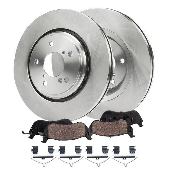 Detroit Axle - Front Brake Kit for Acura 2015-2020 TLX, Disc Brakes Rotors Ceramic Brake Pads 2016 2017 2018 2019 Replacement: 12.60" inch Rotors