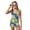 Tropical Plumeria Palm Leaves, variant on Xoenoiee Tropical Plumeria Palm Leaves Print Girls Swimsuit Two Piece Tankini Sets with Shorts, Round Neck Bathing Suit Swimwear Sleeveless Tank Top with Bottoms for Girls, 6-7 Years