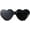 Black, variant on Dalrosia Pet Heart Sunglasses Photos Props Cute Pet Dog Sunglasses Cat Glasses Sun Flower Glasses Pets Party Decor for Small Dogs Cat Accessories Cute Pet Dog Sunglasses