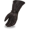 thumbnail image 2 of First Mfg Co - Enduro - Men's Motorcycle Biker Riding Black Leather Gloves - Extra Small - Carbon Fiber Knuckles Finger Squeegee Gel Padding Waterproof Windproof, 2 of 2