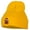Yellow, variant on Santa Bear Embroidered Long Knitted Beanie - Royal OSFM
