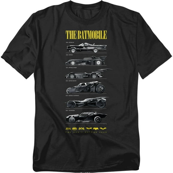 Batman 85Th Anniversary T-Shirt 85Th Anniversary Batmobile On Dark Unisex Graphic Tee for Men & Women