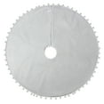 thumbnail image 2 of Northlight Christmas Tree Skirt with a Pom Pom Border - 48" - White, 2 of 5