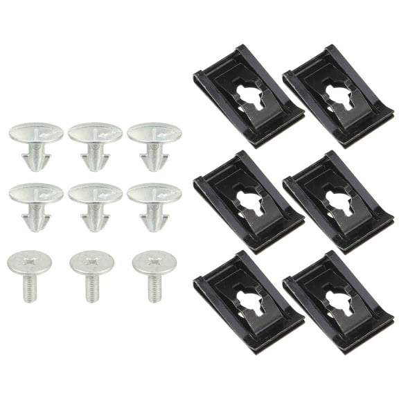 Unique Bargains Engine Shield Cover Bolt 90674-TY2-A01 Cover Bolt Pin Screws for Honda Accord CRV Civic (Pack of 15)