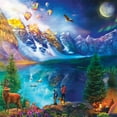 thumbnail image 3 of Buffalo Games Modern Photography Lake Moraine Journey 300 Pieces Jigsaw Puzzle, 3 of 5