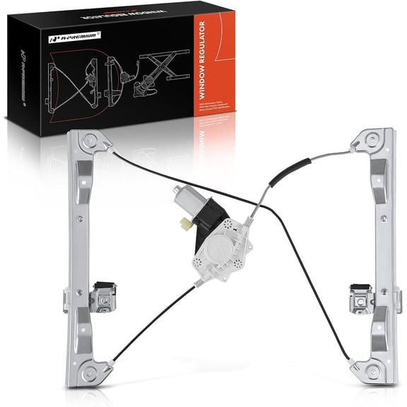 A-Premium Front Right Electric Power Window Regulator with Motor Compatible with Ford Fusion 2006-2012 & Mercury Milan 2006-2011, Sedan, Front Passenger Side (with 2-Pin Connector)