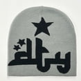 thumbnail image 5 of ROZYARD Stay Fashionable with this Y2K Star Jacquard Hat Warm Suitable for Men and Women, 5 of 20
