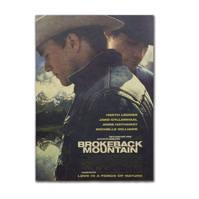 Póster mural, cuadro de anime, Brokebacks Mountains