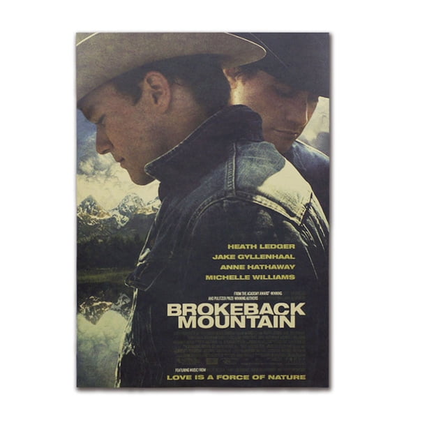 Póster mural, cuadro de anime, Brokebacks Mountains