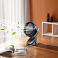 thumbnail image 5 of Summer Savings! Boovnll Clip on Fan, Adjustable High Speed USB Rechargeable Digital Display Table Fan Quiet Desk Fan for Home, Bedroom, Office, Travel, Camping, RVs, Summer Gift, Mini Fan - Fan, 5 of 5