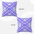 thumbnail image 3 of ZICANCN Geometric Plaid Decorative Throw Pillow Covers, Bed Couch Sofa Decorative Knit Pillow Covers for Living Room Farmhouse 20"x20", 3 of 8