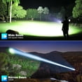 thumbnail image 5 of HIBIBUD Rechargeable Flashlights 2 Pack,990000 Lumens Super Bright LED,5 Modes for Home,Outdoor, 5 of 8