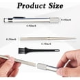 thumbnail image 2 of NIETEST Diamond Knife Sharpener, 3PCS, Diamond Sharpening Stone, Multipurpose Sharpening Stone Pen-Type, Portable Knife Sharpener Stick with Brush, 2 of 7