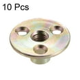 thumbnail image 4 of 10Pcs M10x37x2.5mm Brad Hole Tee Nut Carbon Steel Round Screw-In T-Nut, 4 of 4