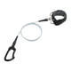 thumbnail image 3 of Correa de acollador para , cuerda de seguridad, cordón de buceo de acero inoxidable resistente, cable de seguridad antipérdida para deportes suba, 3 of 8