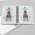 thumbnail image 4 of Happy 4th of July Patriotic Great Dane Marching Band Uniform Balloons Fireworks Spiral Bound Journal Danes Dog Lover Gifts 5x7in Spiral Notebook - 13009, 4 of 5