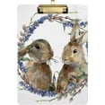 thumbnail image 1 of FMSHPON Easter Bunny Couple Clipboard Hardboard Wood Nursing Clip Board and Pull for Standard A4 Letter 13x9 inches, 1 of 8