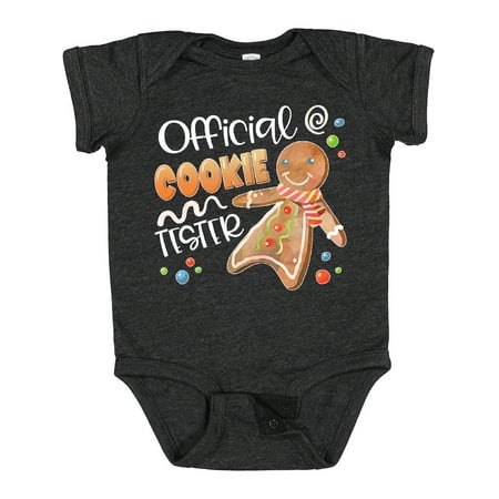 

Inktastic Official Cookie Tester Cute Gingerbread Gift Baby Boy or Baby Girl Bodysuit