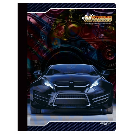 Top Star Notebook Xtreme Mach Hard Cover 200 Large, Diseños Varían