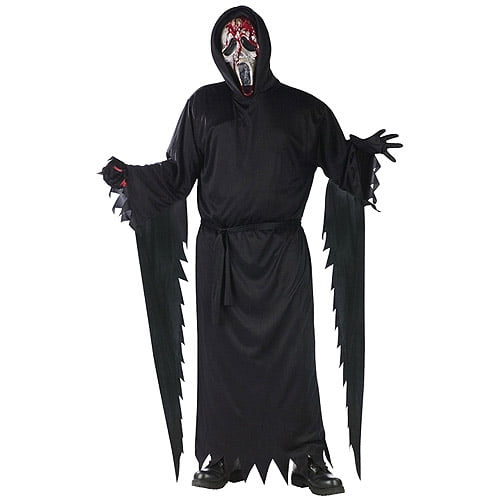 Bleeding Zombie Ghost Face Adult Halloween Costume - Walmart.com