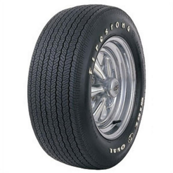 Firestone 62480 Wide Oval Tire, Raised White Letter, F60-15