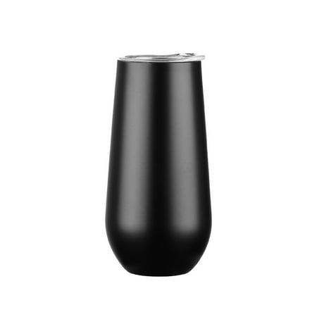 

YMheart 1Pc 6oz Double-Wall Stainless Steel Vacuum Insulated Cup Coffee Tea Mug Tumbler