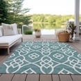 thumbnail image 6 of Addison Rugs Chantille Indoor/Outdoor Transitional Scrolls Teal Washable Rectangle Rug, 10' x 14', 6 of 6