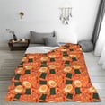 thumbnail image 2 of Fleece Throw Blanket Ramen Noodle Soup Print Reversible Plush Fluffy Large Big Blanket for Sofa Couch Bed-40"x30", 2 of 7