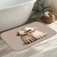 thumbnail image 4 of 1pc A cute duckling Absorbent Non-Slip Bathroom Thickened Flannel Rug Decor,Soft,Quick Drying,Suitable For Indoor/outdoor Use,Bathrooms,Bedrooms,Kitchens,Terrace,Laundry Rooms,16"x24", 4 of 7