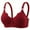 Wine, variant on Bras for Women No Underwire Women's Comfortable Lace Breathable Bra Underwear No Rims S-2XL