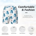 thumbnail image 5 of Balery Cartoon Poodle Dog Mens Swim Trunks Swim Shorts for Men Quick Dry Inseam Beach Shorts with Compression Liner Pocket-Medium, 5 of 9