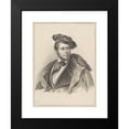 thumbnail image 2 of Willem George Frederik Heijmans 15x18 Black Modern Framed Museum Art Print Titled - Self -Portrait of Willem George Frederik Heijmans (1825 - 1868), 2 of 5