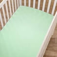 thumbnail image 2 of American Baby Company Classic Mint Polyester Fitted Sheets, Crib Bed, (4 Pieces), 2 of 7