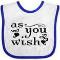 thumbnail image 3 of Inktastic As You Wish Boys or Girls Baby Bib, 3 of 4