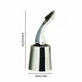 thumbnail image 2 of Wine Stopper,2 Pack Wine Bottle Stoppers Stainless Steel Wine Plug With Silicone Reusable Wine Caps For Bottles Bottle Sealer Wine, 2 of 2